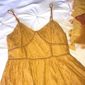 Sunflower Yellow Dress with Star design